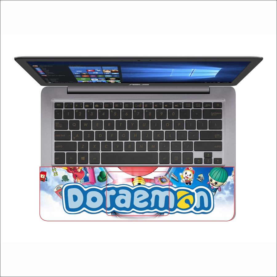 Miếng Dán Skin In Decal Dành Cho Laptop - Doraemon 2 - Mã: 121118