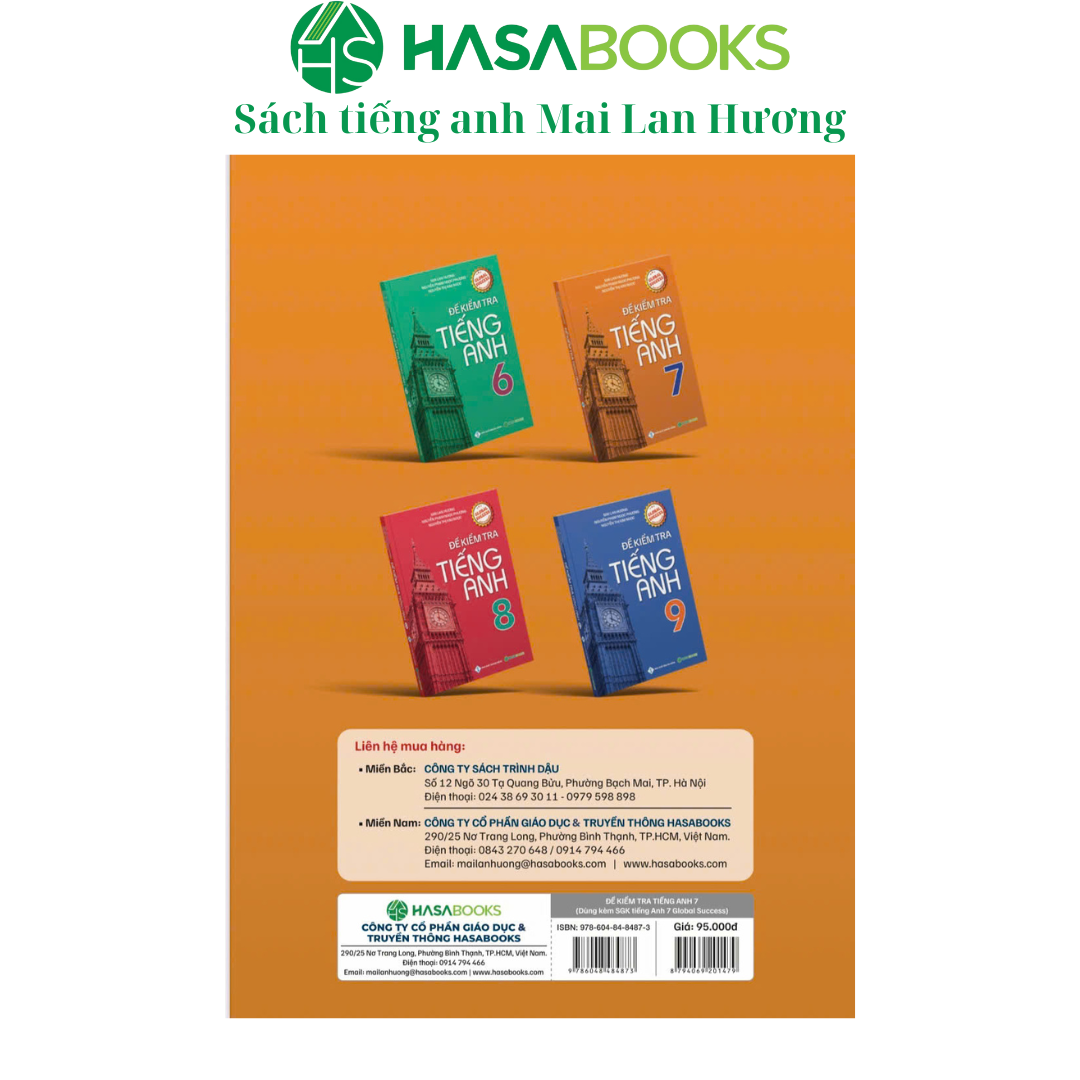 Đề Kiểm Tra Tiếng Anh 7 Global Success - Mai Lan Hương