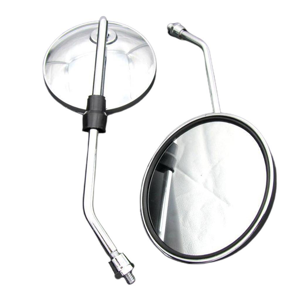 1 Pair Motorcycle Mirror Rear View Mirrors for Motorcycles  Scooter 8mm