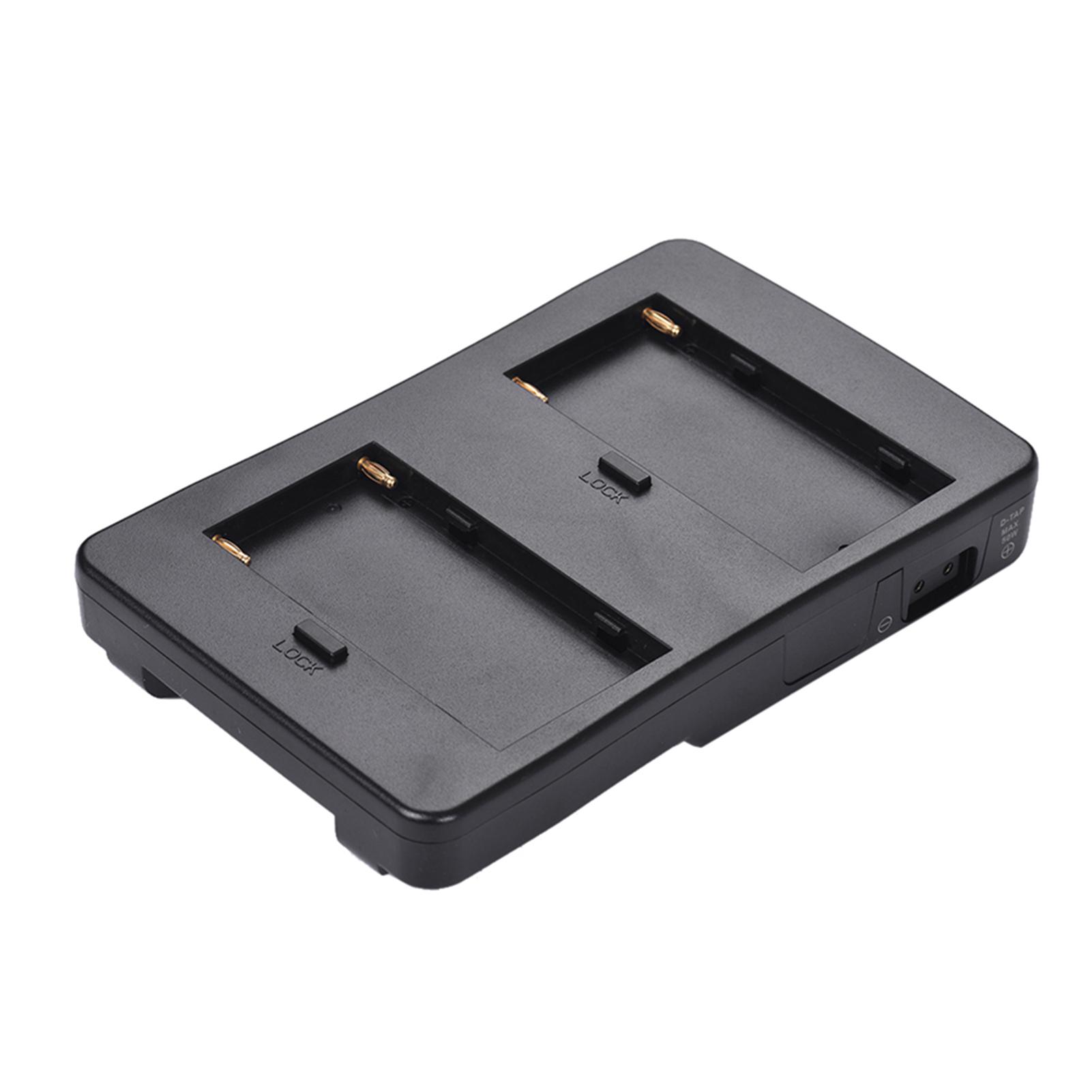 F2-BP NP-F Battery to V-Mount Battery Converter Adapter Plate Fit F970 F750 F550 Replacement for Canon 5D2 5D3 DSLR