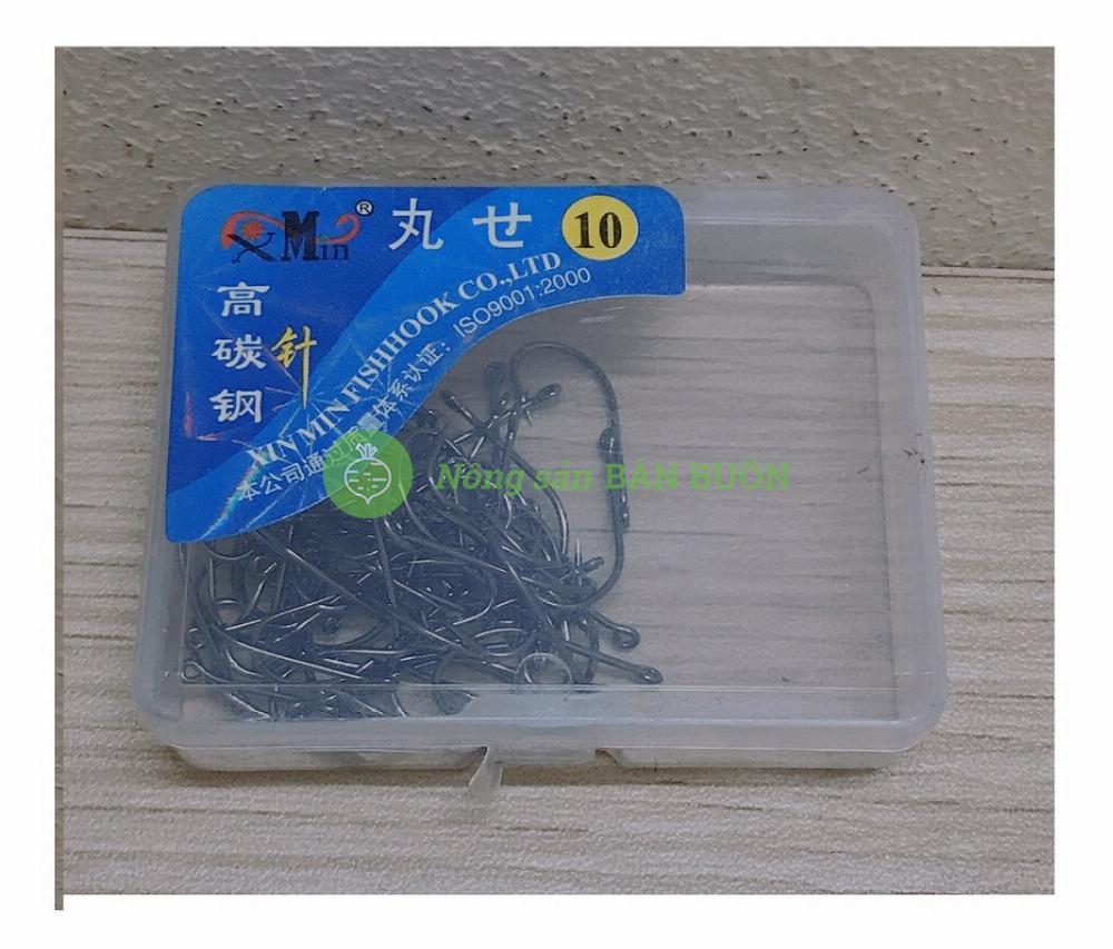 1 Hộp Móc Câu - Lưỡi Câu Cá, cỡ 10 (gồm 50 cái/ hộp)