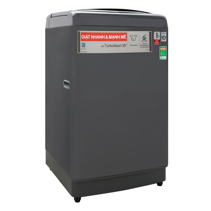 Máy Giặt Cửa Trên Inverter LG TH2113SSAK - Đen - Hàng Chính Hãng