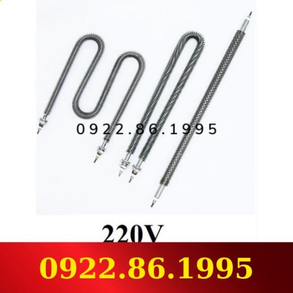 220V - 40cm Thanh nhiệt U sấy điện trở sấy khô không khí gia nhiệt cánh tản đốt nóng hàng nhập