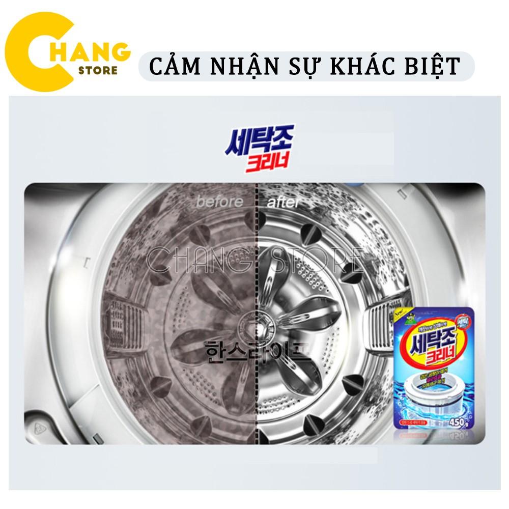 Bột tẩy lồng, vệ sinh máy giặt Hàn Quốc gói 450g hiệu quả tức thì, sạch mọi vết cặn