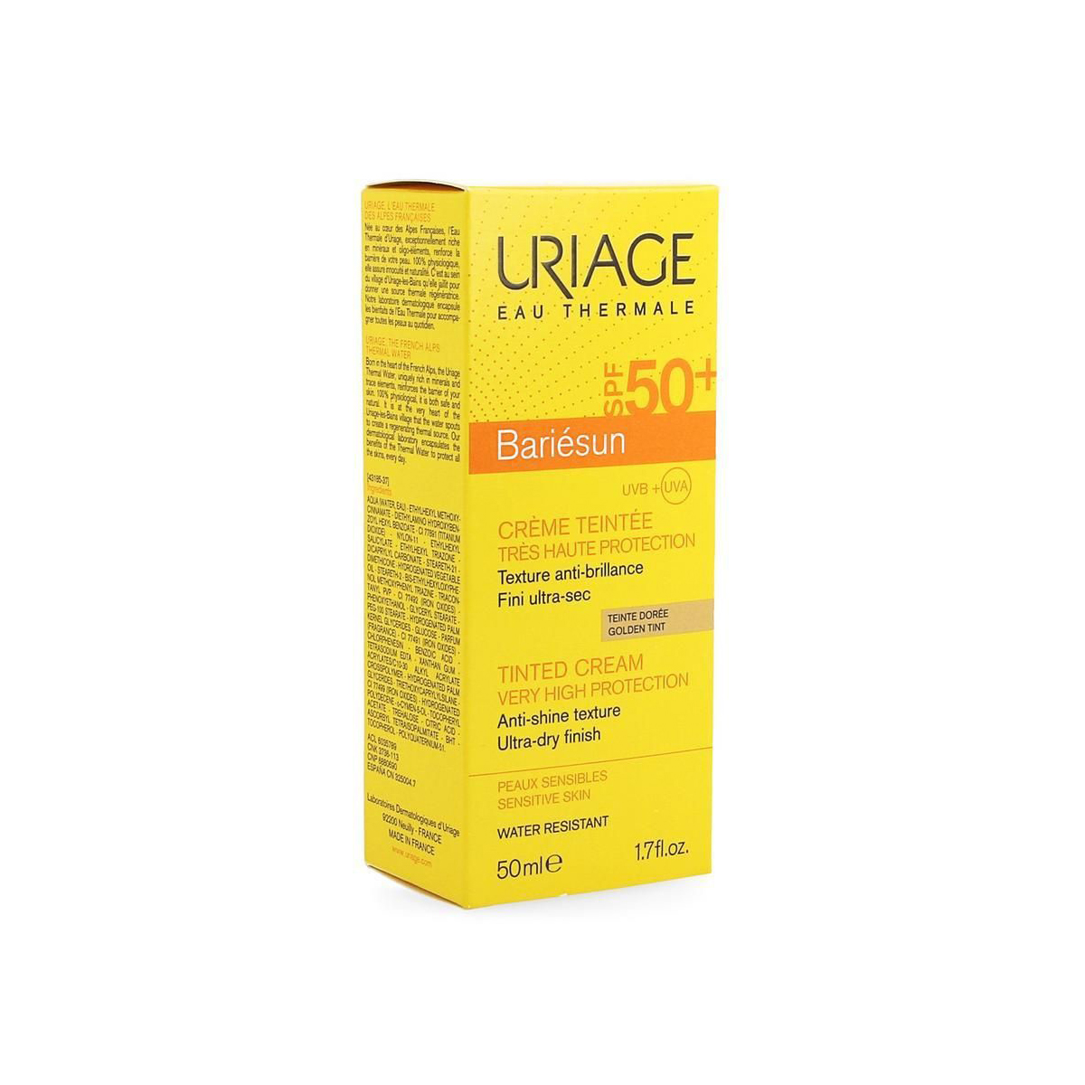 Kem Chống Nắng Bảo Vệ Da Tối Đa Thích Hợp Cho Da Nhạy Cảm Uriage Bariésun Crème SPF50+ 50ml