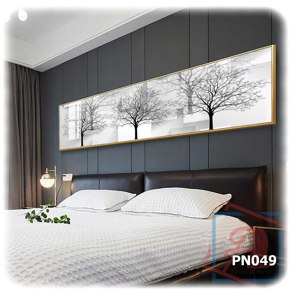 Tranh canvas khổ lớn trang trí phòng ngủ - PN049