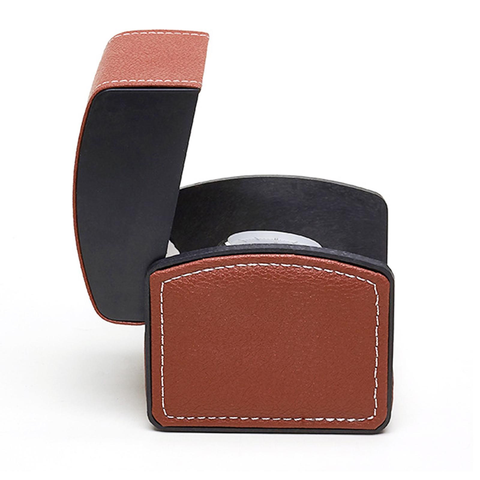 2pcs Classic PU Leather Watch Case Display Holder Organizer Jewelry Boxes