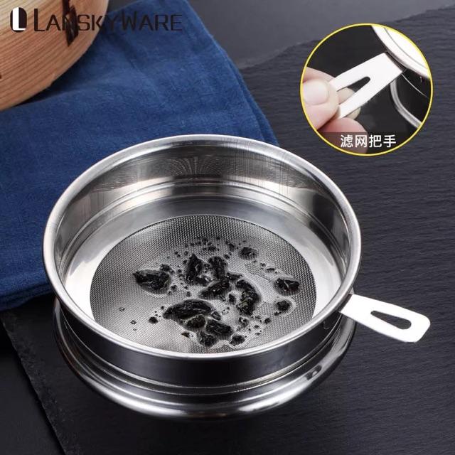 Ca lọc dầu ăn inox tiện dụng