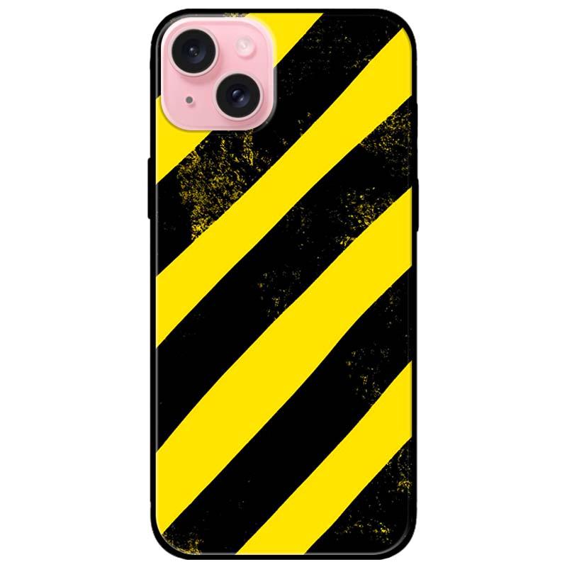 Ốp lưng dành cho Iphone 15 - Iphone 15 Plus - Iphone 15 Pro - Iphone 15 Pro Max - Sọc Vàng Đen - Hàng Chính Hãng