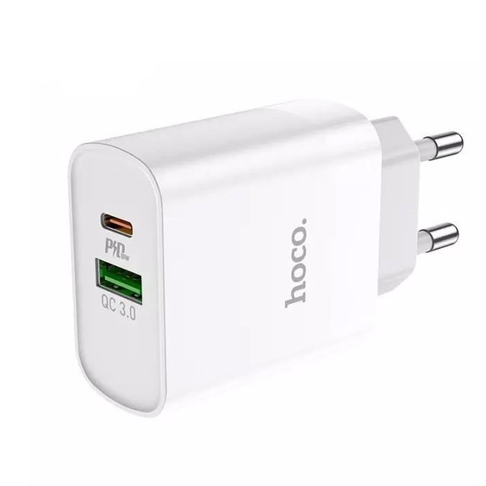 Cóc sạc nhanh HOCO 20W C80A - USB 3.0A - PD - QC3.0 - Hàng Chính Hãng