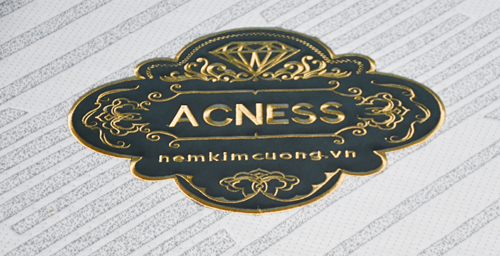 Nệm bông ép gấp 3 Kim Cương Acness nâng đỡ cột sống, giảm đau lưng, dễ vệ sinh, di chuyển