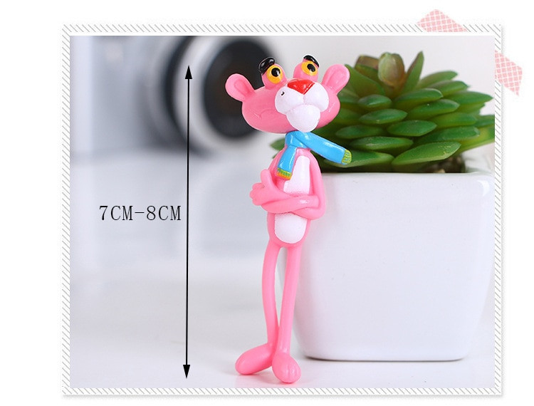 Bộ 4 mô hình đồ chơi báo hồng Pink Panther tinh nghịch BG801