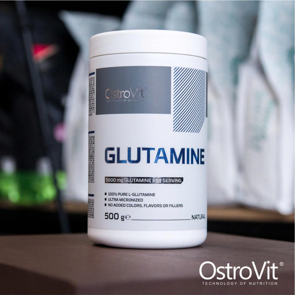 OstroVit Glutamine 500g (100 Lần Dùng) | Hỗ Trợ Phục Hồi Cơ Bắp | Nhập khẩu Ba Lan