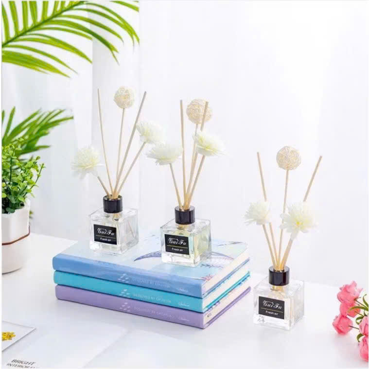 Tinh Dầu Thơm Phòng Thiên Nhiên 50ML - Tinh Dầu Khuếch Tán, Tặng Kèm Que Lưu Hương - HÀNG CHÍNH HÃNG MINIIN