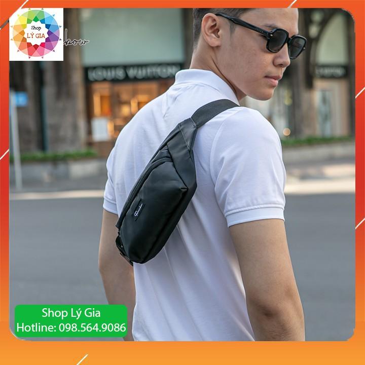 Túi bao tử túi đeo chéo nam mini chống nước nhiều ngăn đa năng | Chính hãng Rainbow