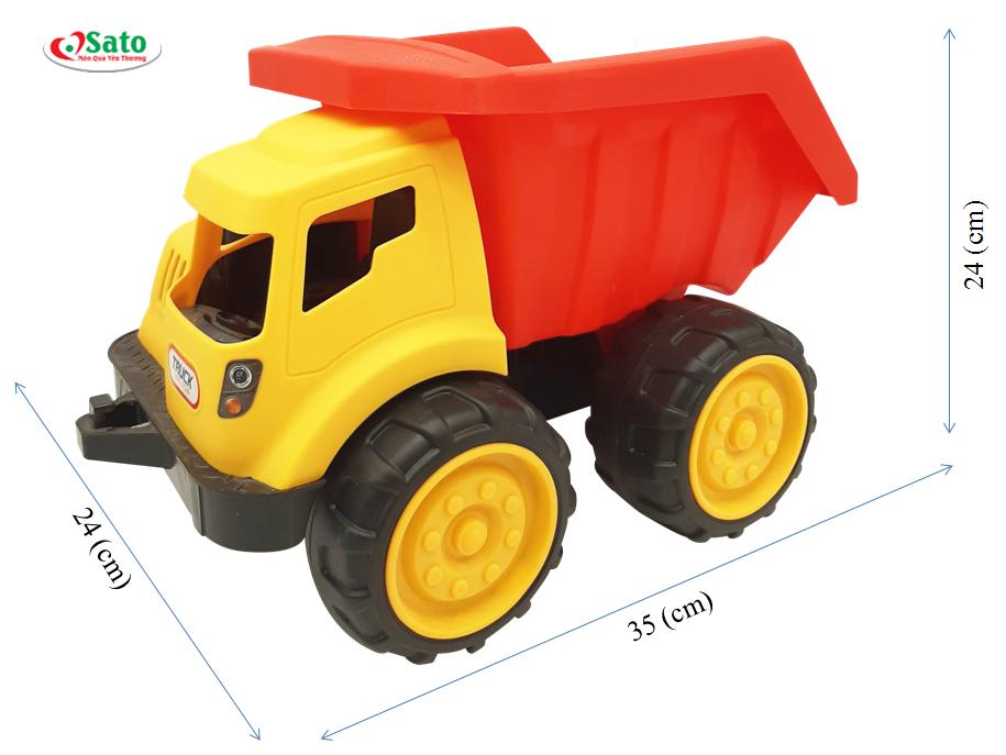 Đồ chơi xe công trình cho bé từ 1 tuổi Sato Toyscity SATO077 Construction vehicles (mẫu 2)