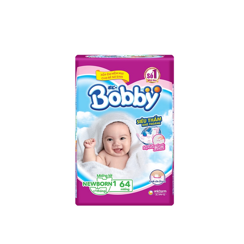 Miếng lót siêu thấm Bobby Newborn 1-64