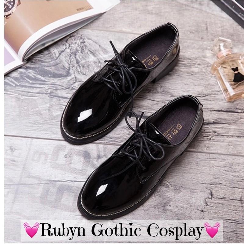 Giày Oxford đơn giản cosplay phong cách học sinh nhật bản ( NHÁM và BÓNG ) Size 35 - 40