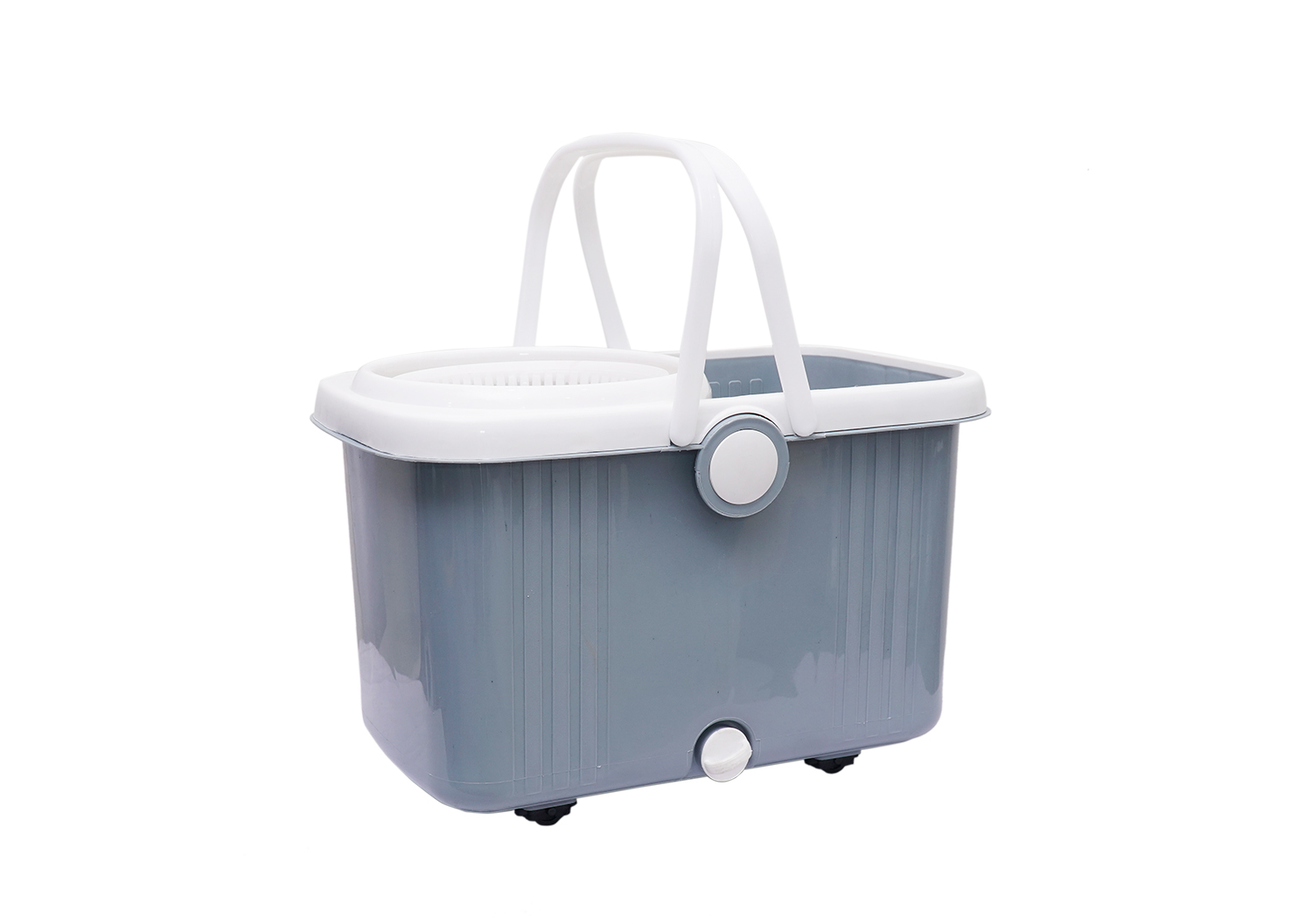 Bộ Lau Nhà Xoay 360 Độ Rổ Rời kokOmega 4IN1 Xô Chữ Nhật ( OMBO-15) ( Tặng 1 Bông Lau)