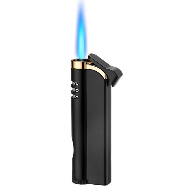 Vỏ Hột Quẹt Bật Lửa Khò 1 Tia Focus WF002 Đẹp Độc Lạ Lửa Khò Mạnh Mẽ - Dùng Gas Cao Cấp