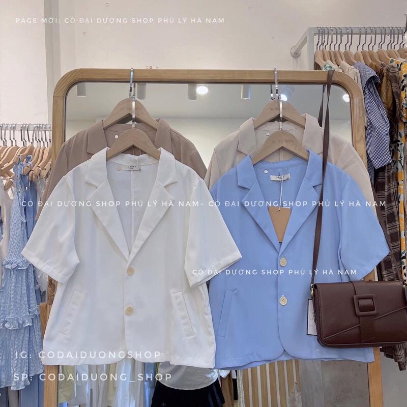 Áo blazer trơn cộc 1198