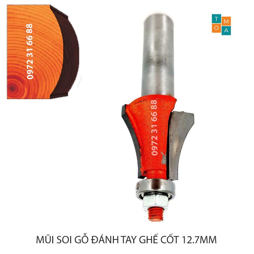 MŨI SOI GỖ - MŨI PHAY GỖ ĐÁNH TAY GHẾ 33MM CỐT 12.7MM - LÕM LÀI - MÁI TRAI HÀNG VIỆT NAM CHẤT LƯỢNG CAO