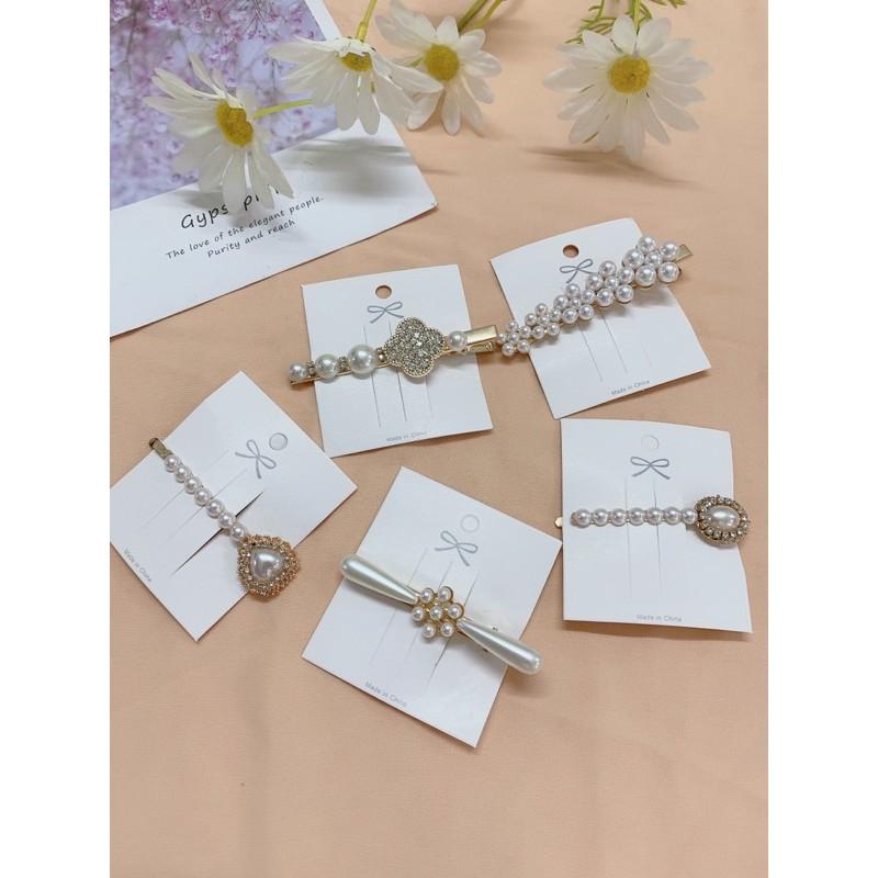 Kẹp tóc đính hạt trai loại đẹp