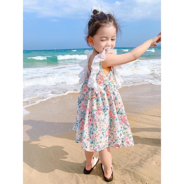 Váy hoa cánh tiên siêu xinh cho bé gái