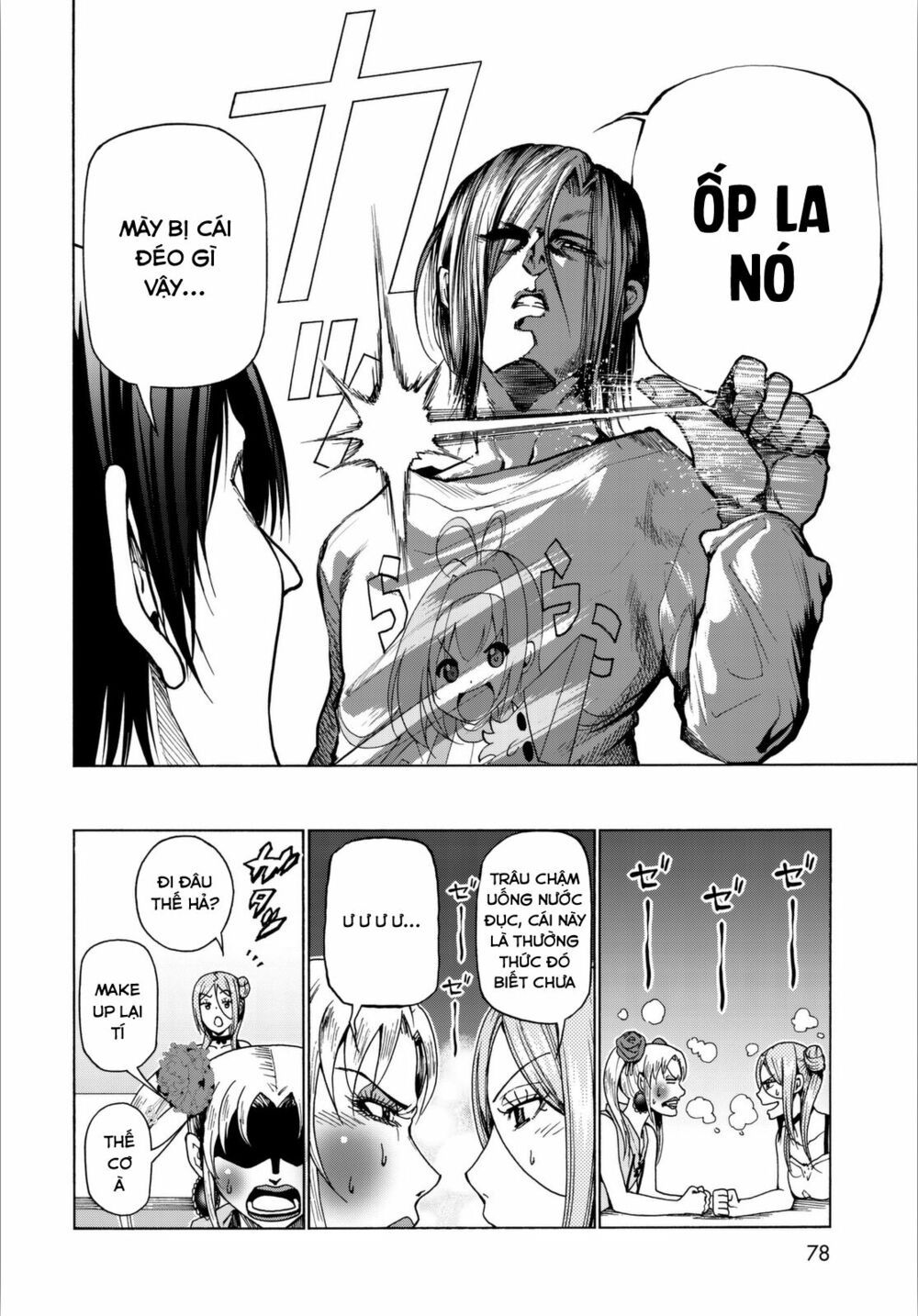 cô gái thích lặn - grand blue chapter 36 10