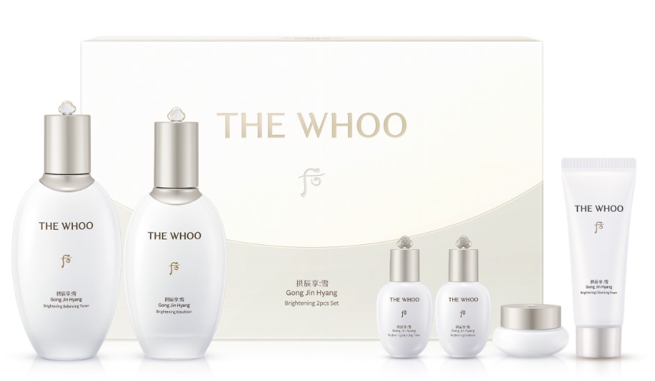 ﻿Bộ sản phẩm dưỡng sáng da THE WHOO Gong Jin Hyang Brightening Special Set
