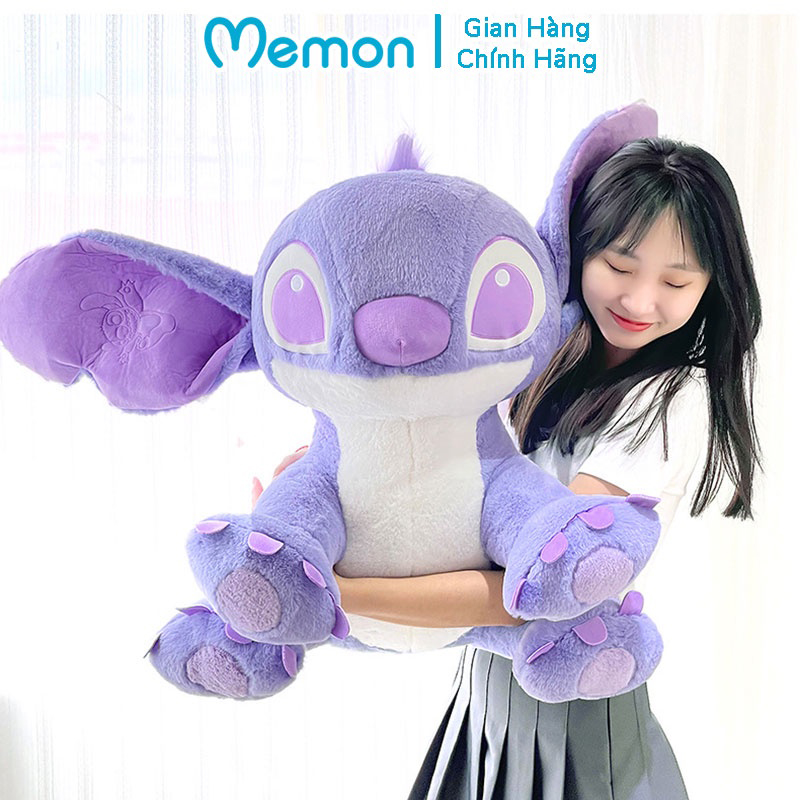 Gấu Bông Stitch Tím 50cm-90cm Cao Cấp Memon