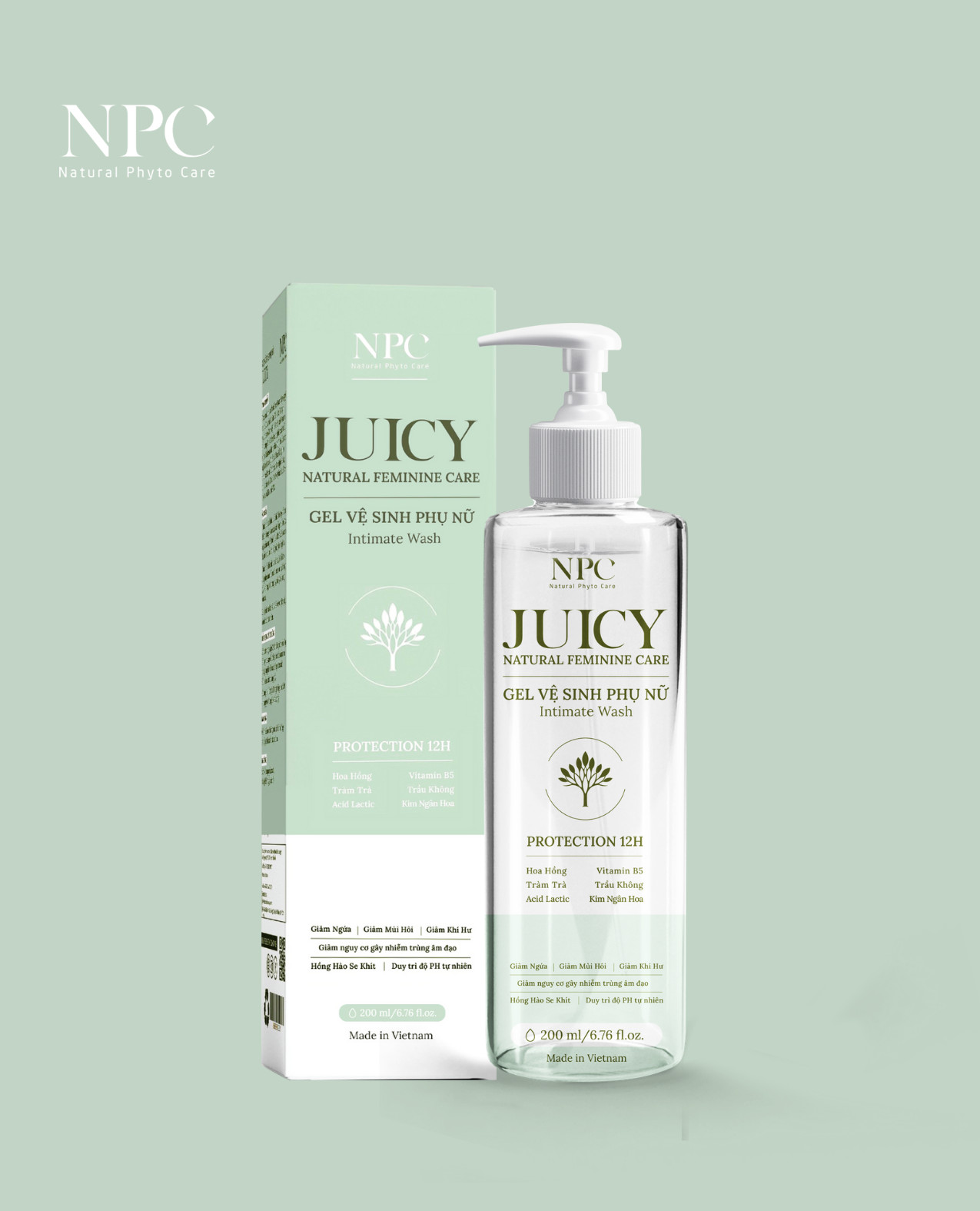 Gel vệ sinh phụ nữ Juicy chai 200ml tinh chất thiên nhiên