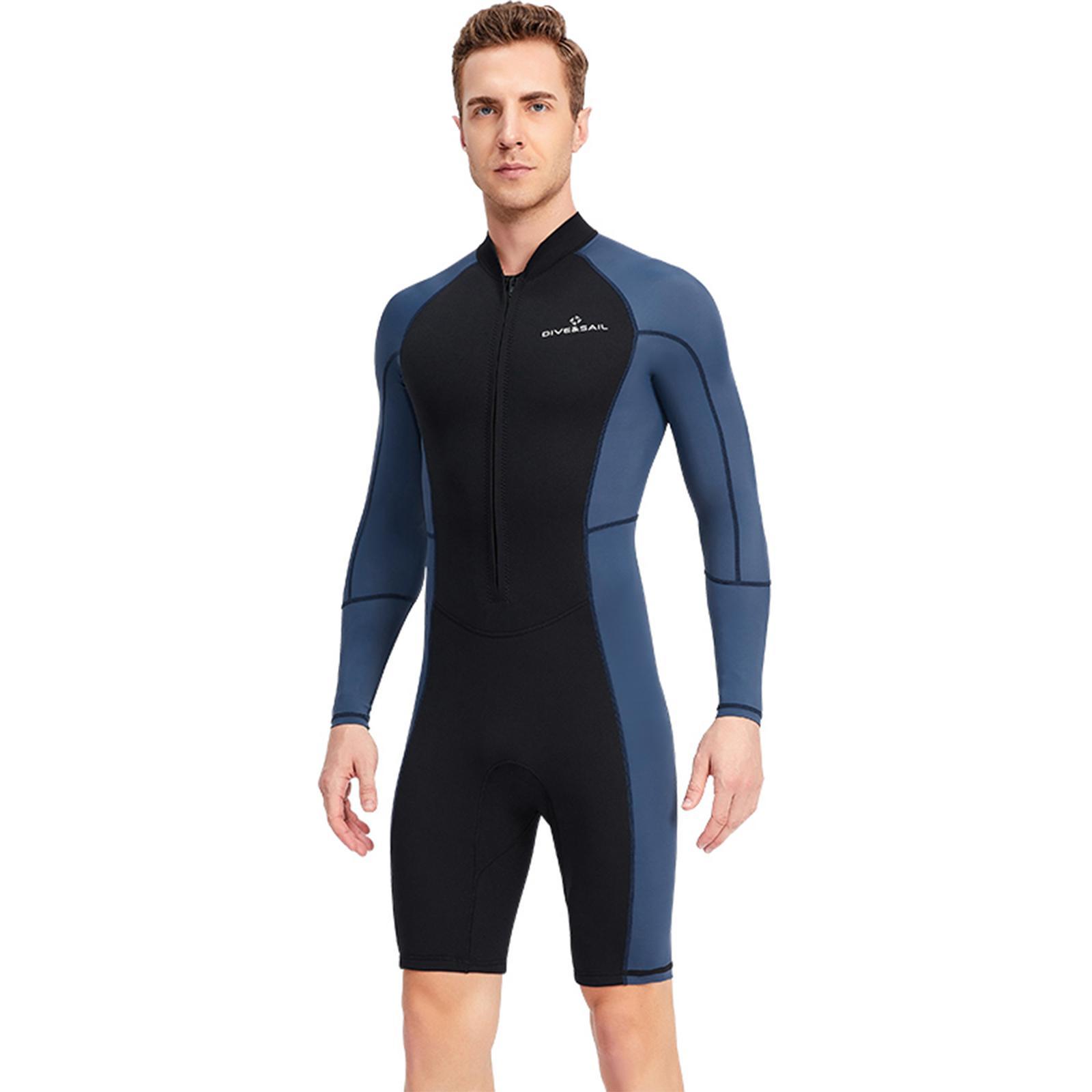 1.5mm Neoprene Men Wetsuit Diving Suit Keep Warm Wet Suit Kayaking Swimming