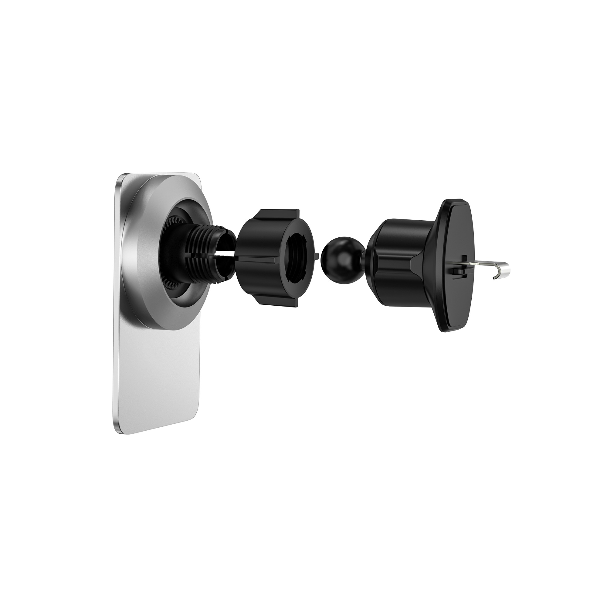 SẠC KHÔNG DÂY TỪ TÍNH WIWU LIBERATOR WI-Q001 TRÊN XE HƠI CHO ĐIỆN THOẠI THÔNG MINH, GẮN CỬA GIÓ ĐIỀU HÒA - HÀNG CHÍNH HÃNG