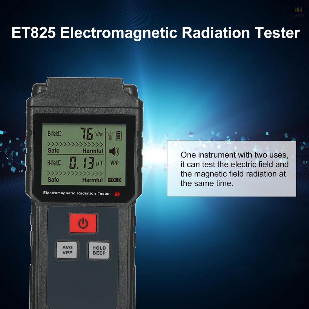 Thiết bị đo bức xạ điện từ ET825 EMF màn hình LCD 5Hz-3500MHz