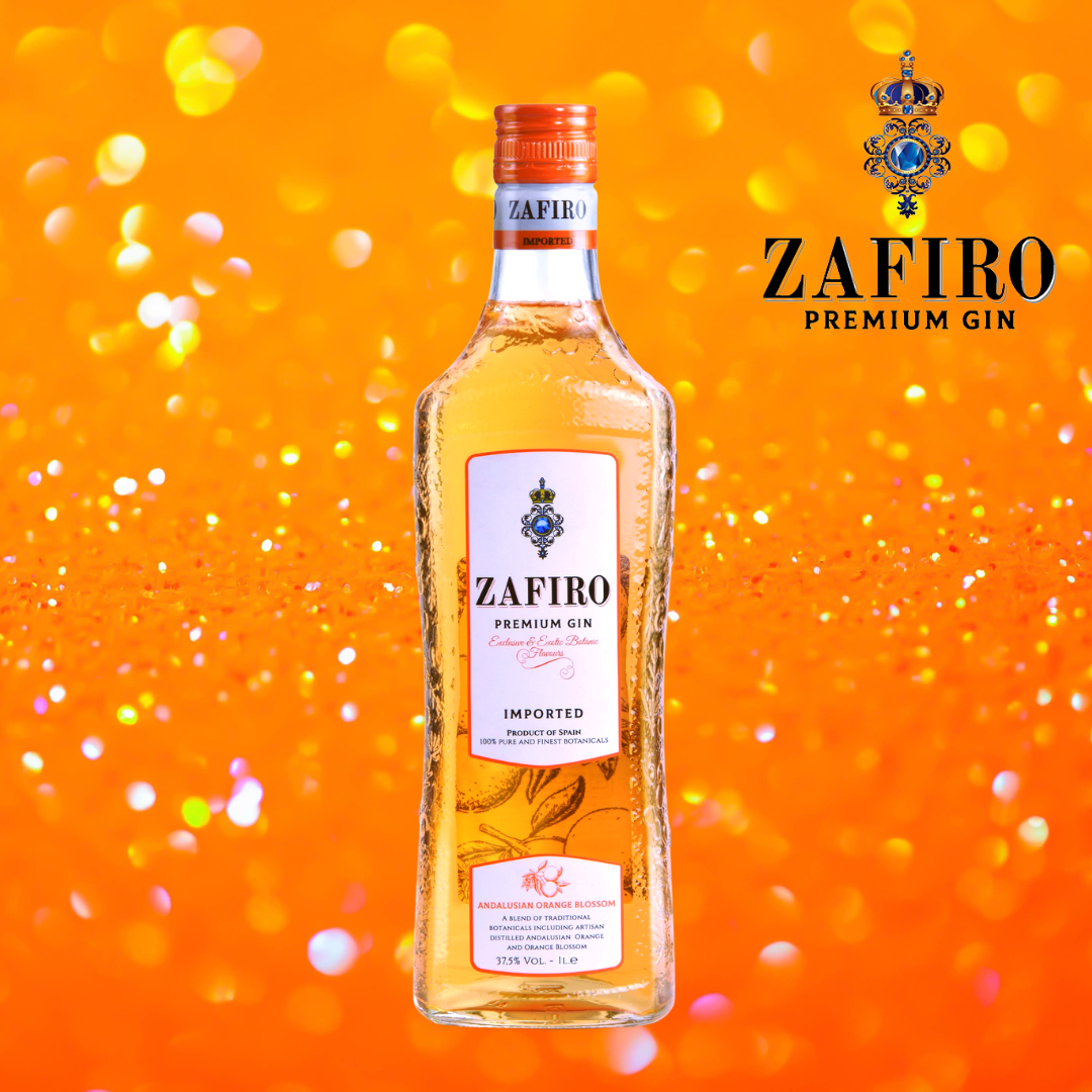 Rượu Gin Zafiro Andalusian Orange Blossom 37.5% 700ml