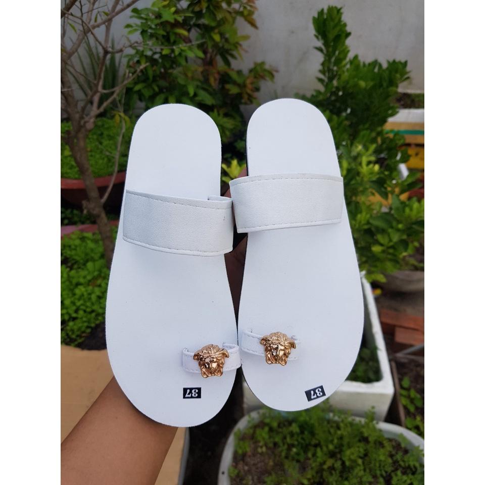 sandal đồng nai dép sỏ ngón nữ đế trắng quai trắng size từ 35 nữ đến 42 nữ