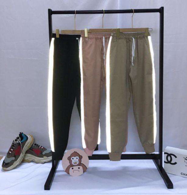 Quần jogger kaki phản quang