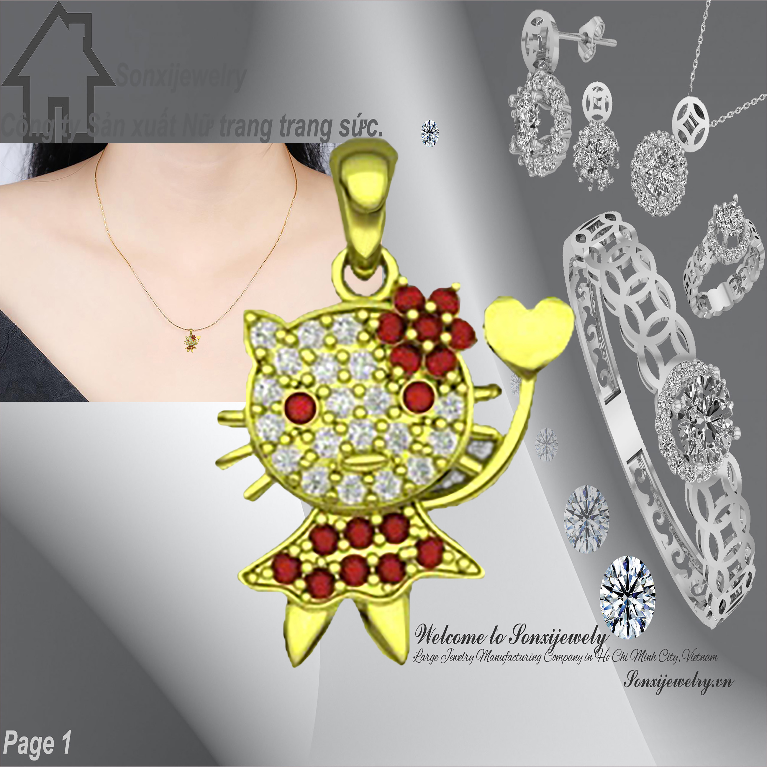 MẶT DÂY CHUYỀN HIỆN ĐẠI MẪU ĐẸP 4810
