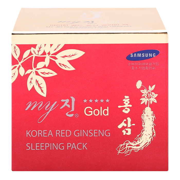 Mặt Nạ Ngủ Hồng Sâm My Jin Gold Red Ginseng Sleeping Pack 50ml