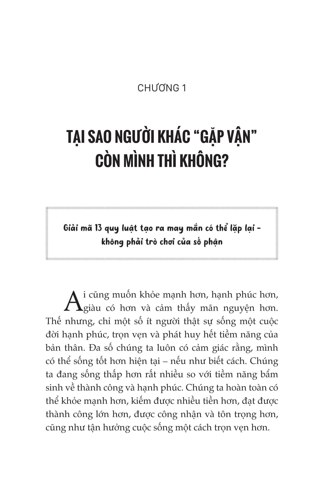 Sách - Tạo Vận - Đừng Chờ Thời - Các Quy Luật Giúp Chủ Doanh Nghiệp SME Tự Tạo May Mắn, Nắm Bắt Cơ Hội Và Bứt Phá