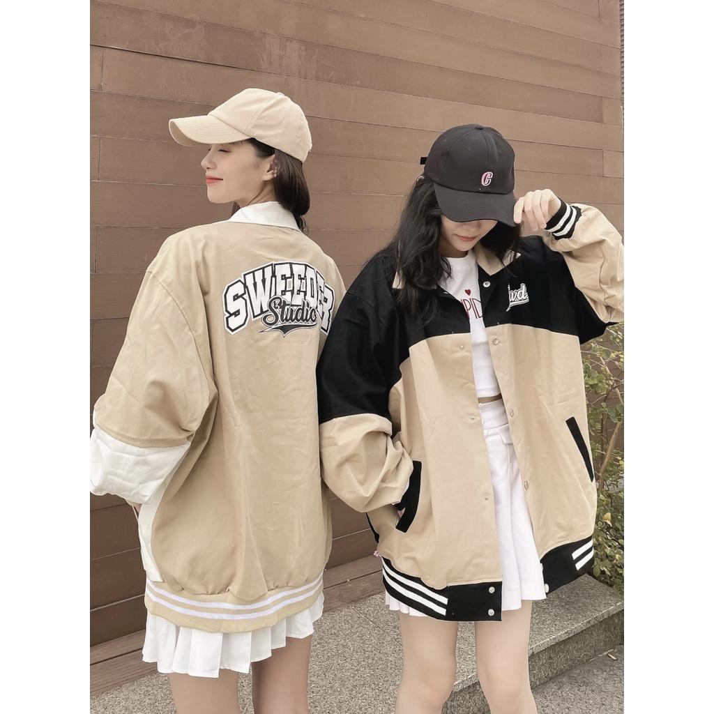 Áo Khoác Jacket Form Rộng BOB Phong Cách Ulzzang