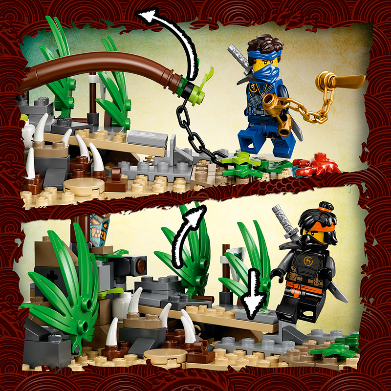 LEGO NINJAGO 71747 Ngôi Làng Rừng Xanh (632 chi tiết)