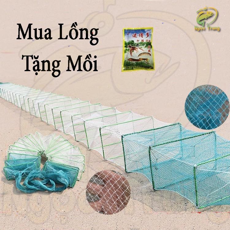 Lồng Bát Quái 12 cửa ngục . Chiều dài lưới 9m 29khung sắt 22x32cm - Bát Quái A TRUNG