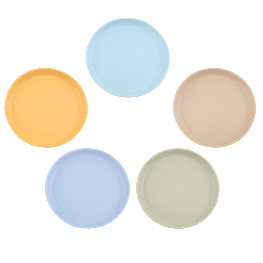 Eco Friendly Plastic Stackable Mug Cup Saucer Coffee Tea Milk