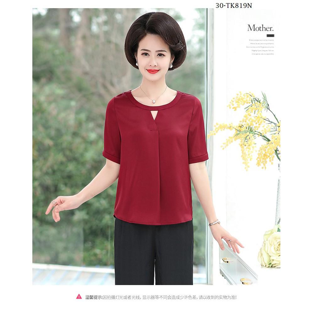 Tk715-ÁO KIỂU TAY NGẮN THIẾT KẾ s-6xl