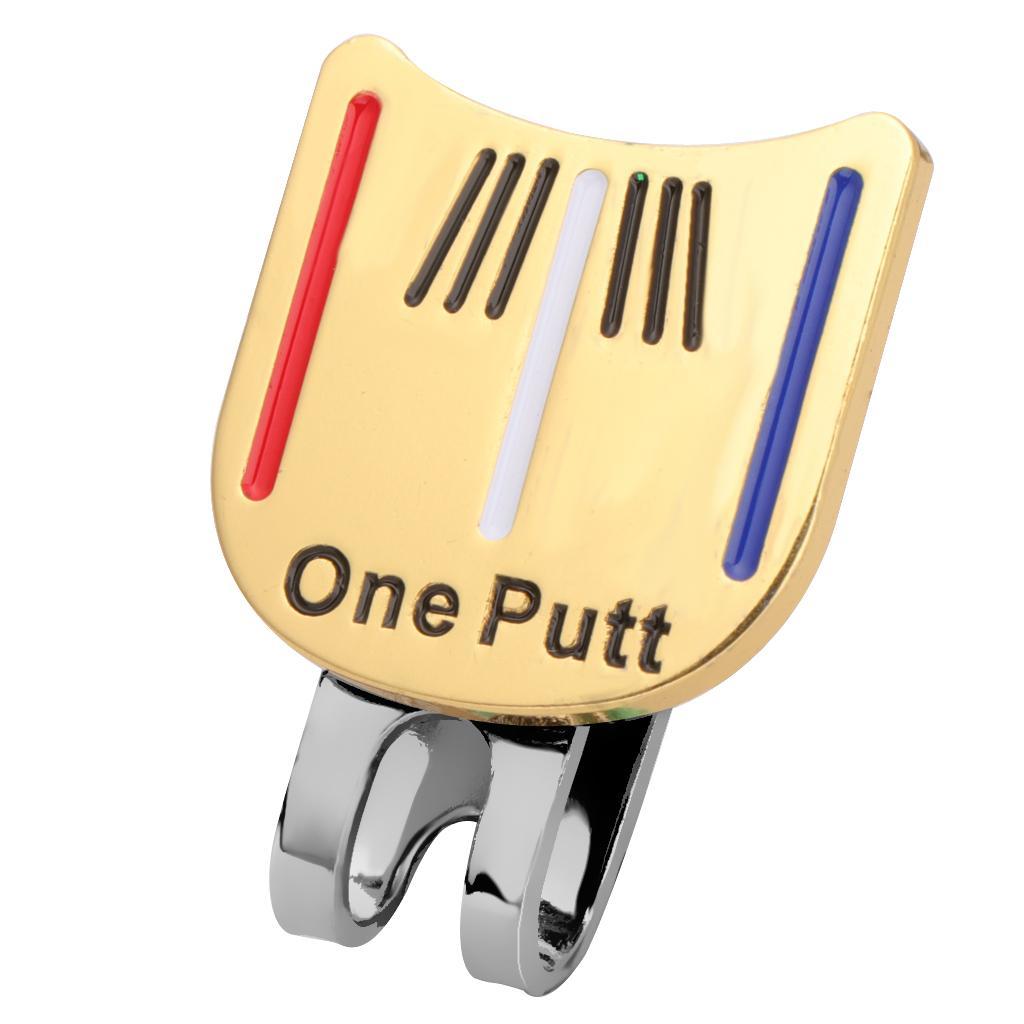 4x Golf Sturdy Alloy Golf Ball Marker Hat Clip Accessories -