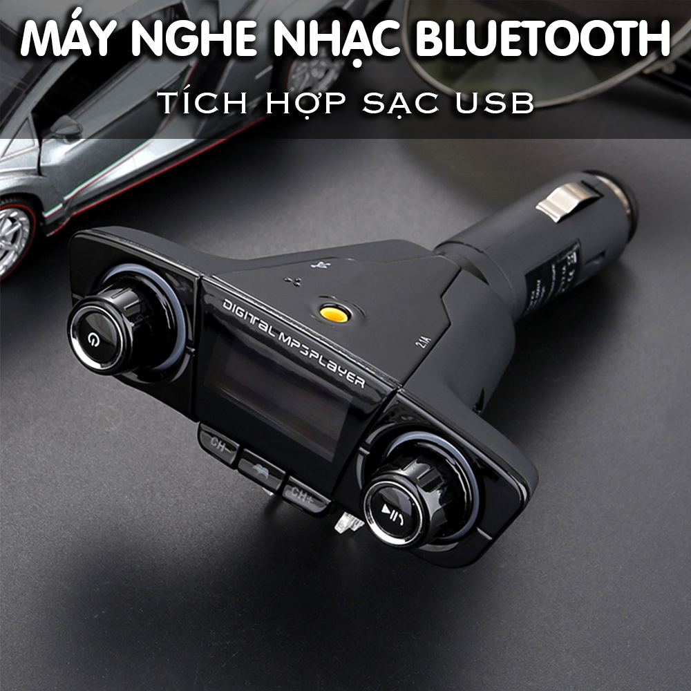 Máy nghe nhạc bluetooth sạc xe hơi ,Phụ Kiện Xe Hơi Phụ Tùng Và Phụ Kiện Ô Tô - D1623