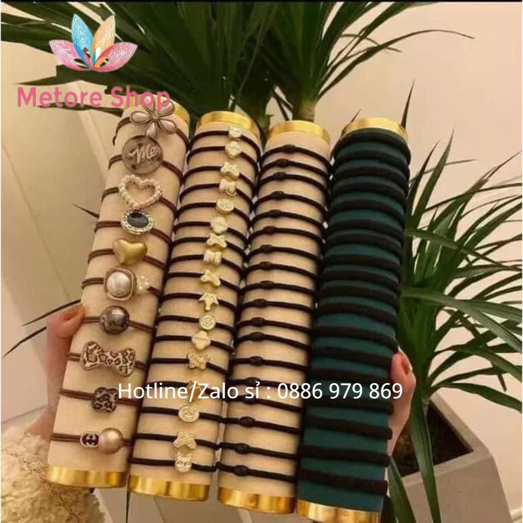 Set 60 chun buộc tóc nhiều mẫu