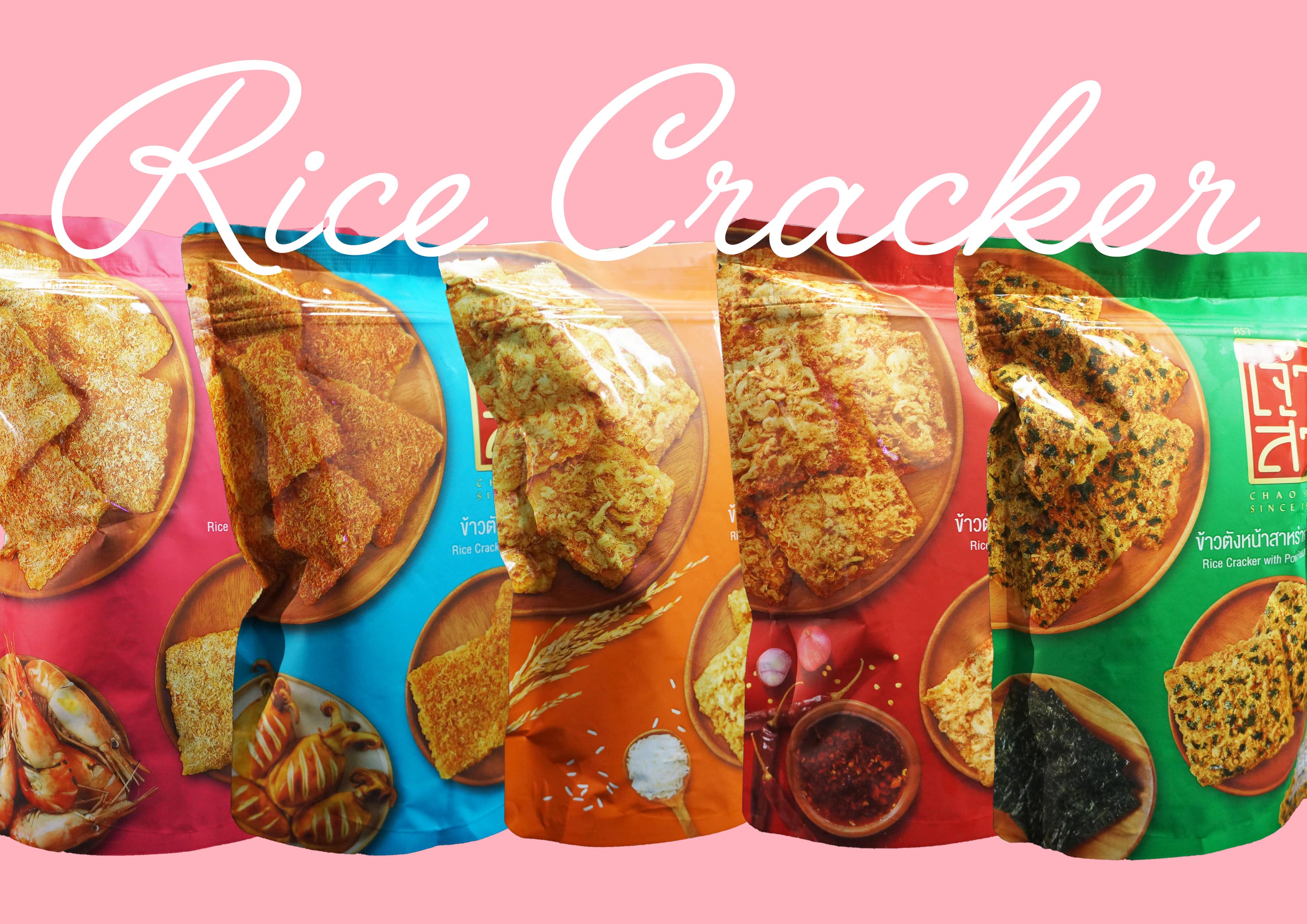 BÁNH GẠO CHÀ BÔNG CHAOSUA VỊ TÔM THÁI LAN - 80G